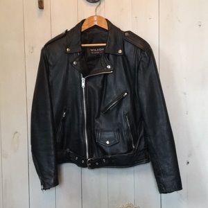 Vintage Wilson Leather Riding Jacket